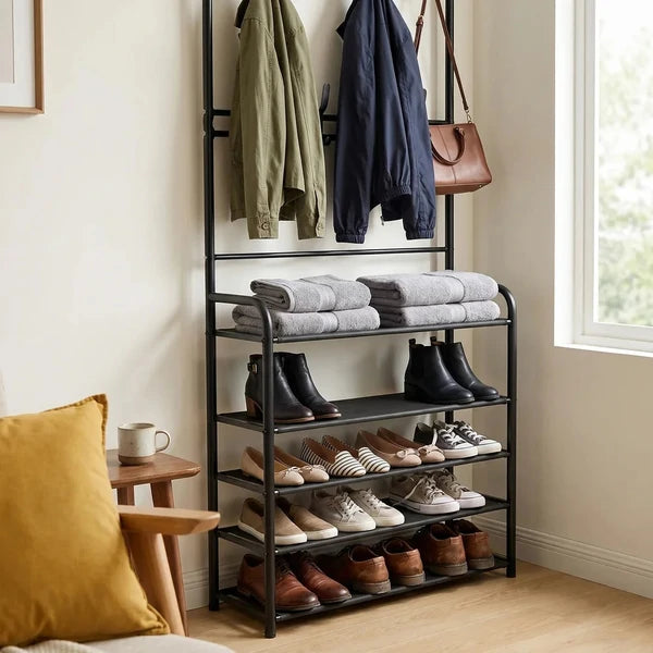 Compra 1 y Recibe 2 - Organizador Multifuncional de 5 Niveles para Ropa y Zapatos
