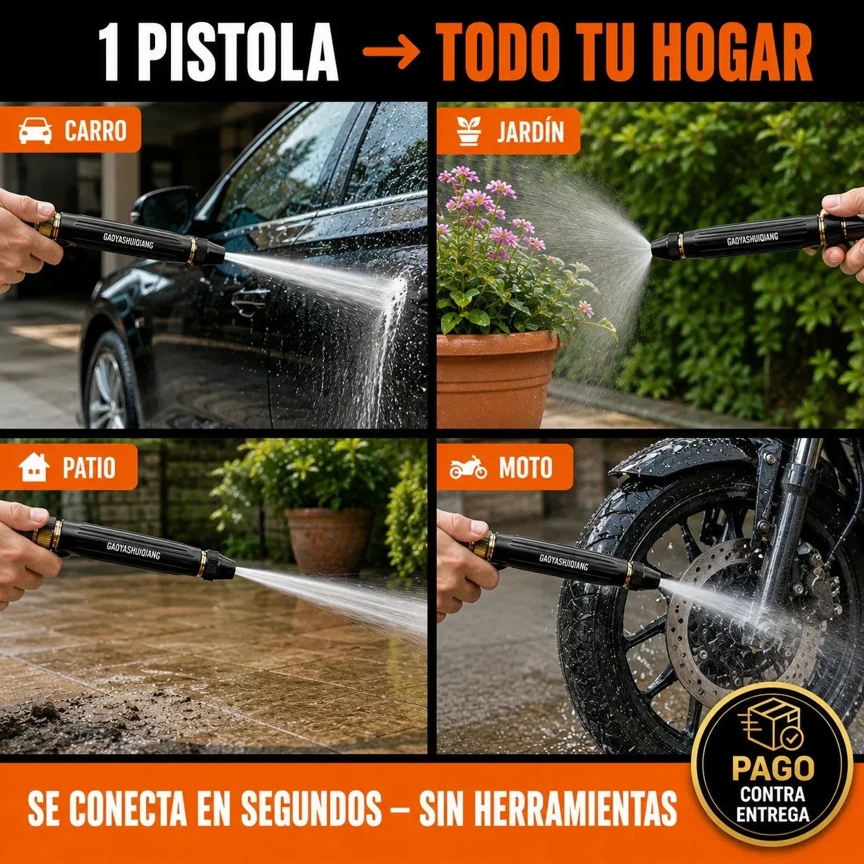 HydroBlast - Pistola de Alta Presión