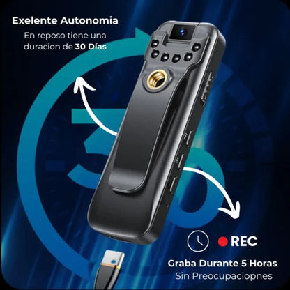 CamPro: Cámara 180° con Reducción de Ruido HD 1080P