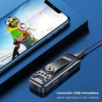 CamPro: Cámara 180° con Reducción de Ruido HD 1080P