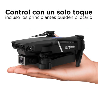 Drone VisionFly 4K con Cámara Dual + Zoom 50x + Maletín | Lleva Audífonos con Cancelación de Ruido