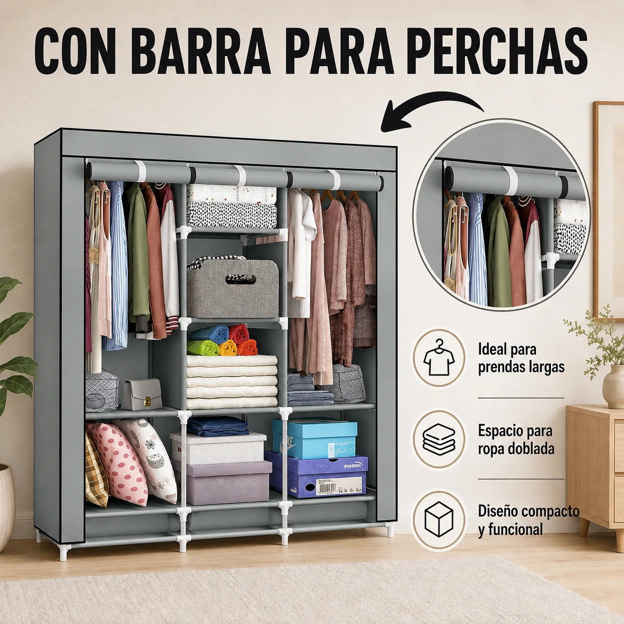 SmartCloset - Armario práctico, organizado y listo en minutos