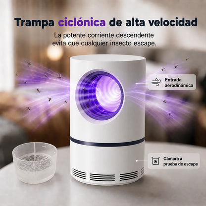 Trampa UV Silenciosa para Mosquitos, Segura para Niños y Mascotas, Mosquito Guard