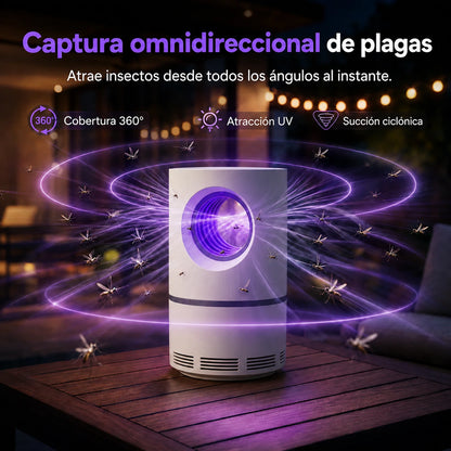 Mosquito Guard, Trampa UV Antimosquitos Silenciosa y Segura para Toda la Familia