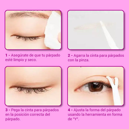 Adhesivos dermatológicos invisibles para párpados caídos - Levanta Mirada