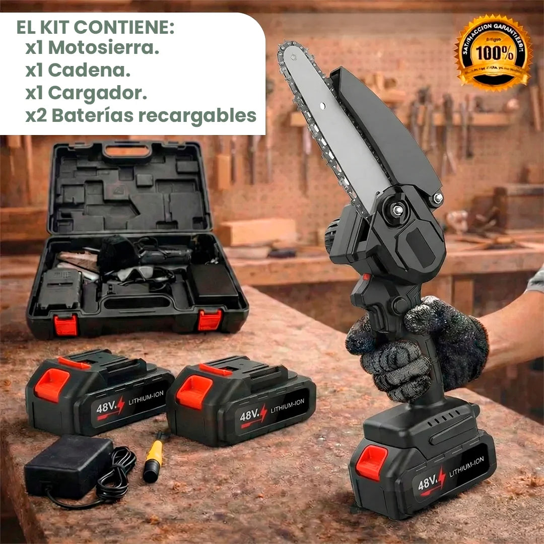 PowerSaw – Motosierra Eléctrica Sin Cables para Uso Prolongado y Eficiente