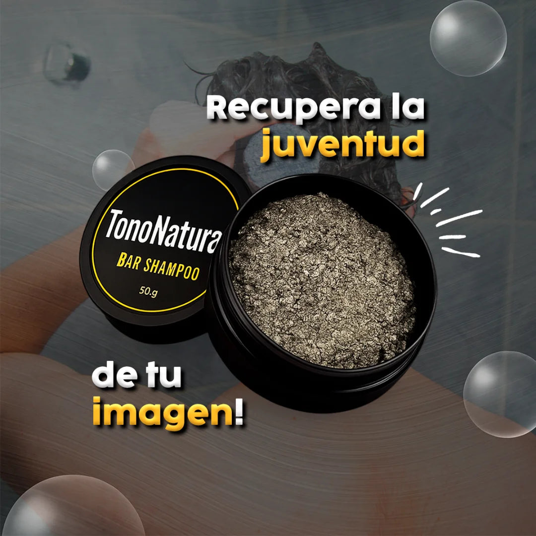 Jabón TonoNatural – Elimina el Cabello Blanco, Restaura el Color Natural y Recupera Tu Juventud