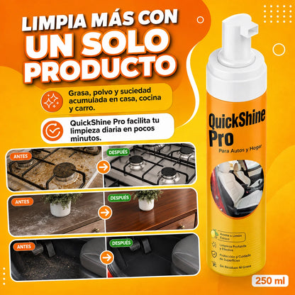 QuickShine Pro | Elimina la suciedad y las manchas difíciles en pocos minutos