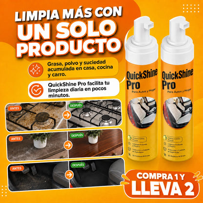 QuickShine Pro | Elimina la suciedad y las manchas - Compra 1 y Lleva 2
