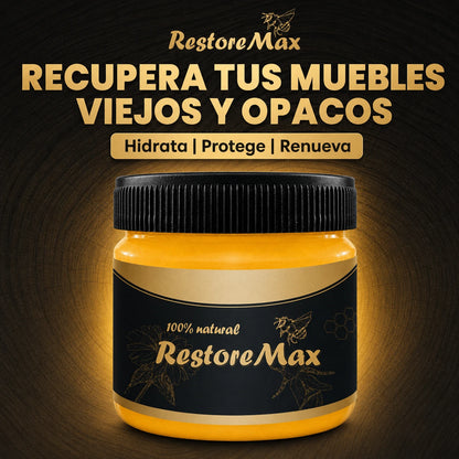 RestoreMax - Cera Natural para Muebles | Hidrata, Protege y Restaura