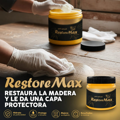 RestoreMax - Cera Natural para Muebles | Hidrata, Protege y Restaura