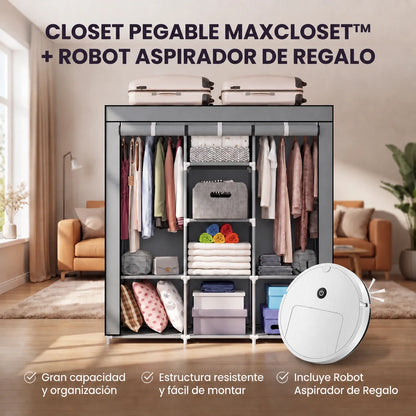 Closet Plegable Multiuso SmartCloset con Robot Aspirador RoboSpark de Regalo