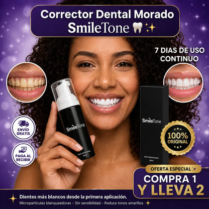 SmileTone - Neutraliza los Tonos Amarillos - Compra 1 y Llévate 2