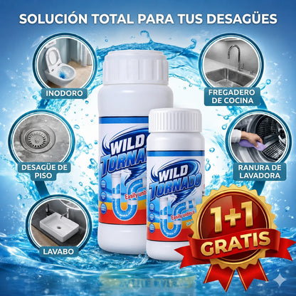 WildTornado – Polvo Destapacañerías 🧽 | 🚨Lleva 2 y paga 1 SOLO HOY🚨