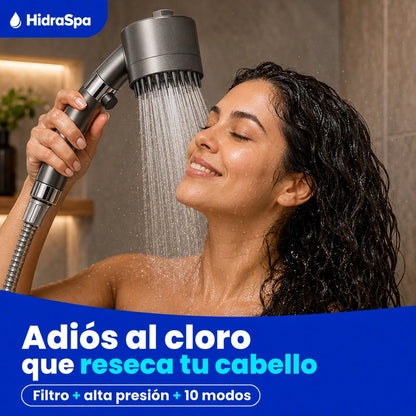 Ducha relajante con 10 modos de chorro - HidraSpa