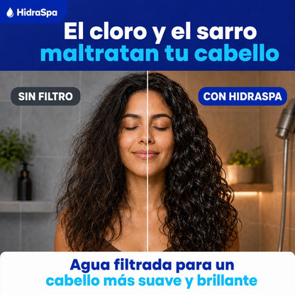 Ducha relajante con 10 modos de chorro - HidraSpa